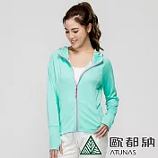 【ATUNAS 歐都納】女款玩美肌光防曬抗UV外套A1GA2010W- S 海洋湖綠