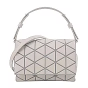 ISSEY MIYAKE 三宅一生 BAOABO FOSSETTE 霧面皮革兩用包 淺褐色