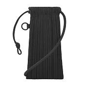 ISSEY MIYAKE 三宅一生 BAOABO 褶皺迷你斜背包 黑