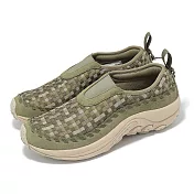 Merrell 休閒鞋 Jungle Moc EVO Woven SE 1TRL 男鞋 綠 編織 麂皮 懶人鞋 ML006935