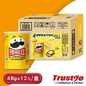 【美式賣場】品客奢華起司風味(48gx12罐)