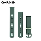 GARMIN Quick Release 20mm 矽膠錶帶  野生綠