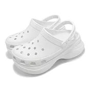 Crocs 洞洞鞋 Bae Clog 女鞋 白 復古克駱格 厚底 增高 休閒鞋 卡駱馳 206302100