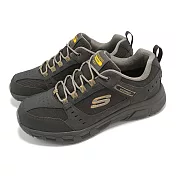 Skechers 休閒鞋 OAK Canyon 男鞋 黑 黃 防水鞋面 輕量 緩衝 戶外 運動鞋 237386STBR