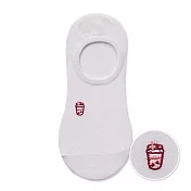 【ONEDER 旺達棉品】韓系電繡套版襪 柔棉刺繡襪 台灣製棉襪女襪- 白-奶昔 GK-AP104