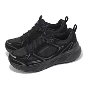 Skechers 休閒鞋 Edgeride-Silver Eclipse 女鞋 黑 銀 守護地球系列 厚底 緩衝 150475BBK