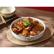 鄧師傅-乾燒豬腳(二份)【月銷千包的必購單品】，再加送麵線二包