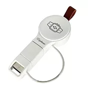 Wephone 通用型磁吸手錶無線充電器(USB/Type-C) 蘋果/三星/安卓 手錶適用 -白色