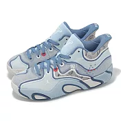 Nike 籃球鞋 Jordan Tatum 3 GS 大童 女鞋 藍 灰 回彈 氣墊 運動鞋 HV5889-401