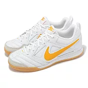 Nike 休閒鞋 GATO GS 大童 女鞋 白 黃 膠底 復古 運動鞋  HV9596-100