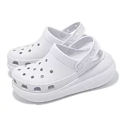 Crocs 洞洞鞋 Crush Clog 男鞋 女鞋 泡芙克駱格 霜紫色 灰 厚底 增高 休閒鞋 卡駱馳 2075215BO