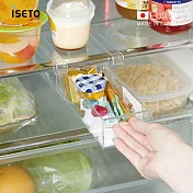 【日本ISETO】日製懸掛式冰箱抽屜儲物盒-窄版
