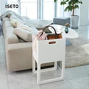 【日本ISETO】日製ACOT折疊式桌邊萬用籃- 白