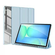 DUX DUCIS SAMSUNG 三星 Tab S10 FE+ TOBY 筆槽皮套 平板皮套 翻蓋皮套 -藍色
