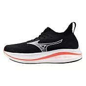Mizuno Neo Zen [J1GC258603] 男 慢跑鞋 彈力 支撐 緩震 美津濃 黑 橘