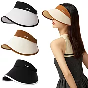 時尚穿搭!! 防曬遮陽好幫手 ZCHUIEN 空頂遮陽帽 運動帽 適用於戶外活動 運動 跑步 露營 登山 休閒度假 加大加寬 修飾臉型 優雅百搭 空頂帽 防曬帽 帽子 貝殼米