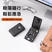 Mcdodo麥多多LQ CH244寶盒系列多功能蘋果手錶無線充收納包組  黑色