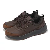 Skechers 休閒鞋 Parnell 男鞋 棕 緩衝 皮革 輕量 運動鞋 皮鞋 210929RDBR