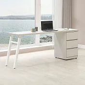 Homelike 喜家居150cm三抽造型書桌(2503)