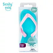 《Smily Mia》人字拖固齒器 粉藍/右