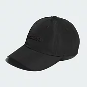 Adidas Verbiage Cap [JN3798] 男女 運動帽 鴨舌帽 老帽 防水塗層 黑