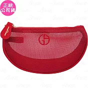 GIORGIO ARMANI 時尚紅色半月網包(公司貨)