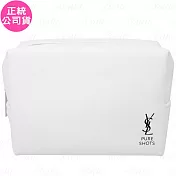 YSL 全白防水化妝包(公司貨)