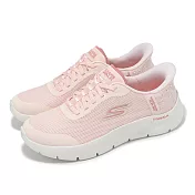 Skechers 懶人鞋 Go Walk Flex Slip-Ins 女鞋 粉 瞬穿科技 緩衝 輕量 健走鞋 125502LTPK