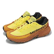 Merrell 越野跑鞋 Agility Peak 5 GTX 男鞋 黃 棕 防水 抓地 戶外鞋 ML068321