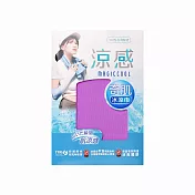 Life+ MIT臺灣製夏季消暑急速冰感奇肌冰涼巾/涼感運動毛巾/涼感圍脖巾 6色任選 紫羅蘭
