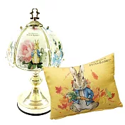 寵愛媽咪限定~【比得生活館】Peter Rabbit 比得兔三段式觸碰燈(D24xH36cm)(花卉) 送腰枕(4款隨機出貨)