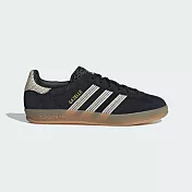 Adidas Gazelle Indoor W [JI2755] 女 運動休閒鞋 德訓鞋 復古 膠底 百搭 黑 米白