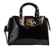 LV Melrose Monogram 漆皮三層手提包_展示品 (深葡萄紫)