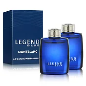 MONTBLANC 萬寶龍 傳奇紳藍男性淡香精小香(4.5ml)X2入
