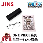 JINS × ONE PIECE系列眼鏡 草帽一行人-魯夫 (UMF-25S-117-96) 銀色