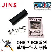 JINS × ONE PIECE系列眼鏡 草帽一行人-索隆 (MMF-25S-118-95) 金色