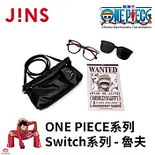 JINS × ONE PIECE系列眼鏡 Switch系列-魯夫 (URF-25S-121-94) 黑色