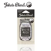 【3入組】日本John’s Blend空氣清新香片(一枚入) 白麝香