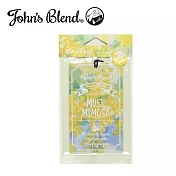 【3入組】日本John’s Blend空氣清新香片(一枚入) 麝香含羞草
