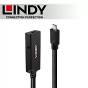 LINDY 林帝 主動式 USB3.2 Gen2 純DATA Type-C 延長線 5m (43364)