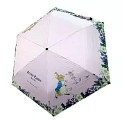 預購享優惠$699, 於5/10陸續出貨~【PETER RABBIT 比得兔】比得兔超輕量晴雨傘(2款可選-跑兔粉/立兔紫) 跑兔粉