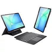DUX DUCIS SAMSUNG Tab S10 FE+ DK 鍵盤保護套(背光版) 實體鍵盤套 注音倉頡 -黑色