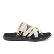 Teva Voya Zillesa [TV1117032MWSW] 女 運動涼鞋 拖鞋 水鞋 交叉織帶 舒適 米白 26cm 米/黑