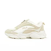 Fila [5-C307Z-717] 女 運動休閒鞋 復古鞋 厚底 拉鍊 舒適 穿搭 米白