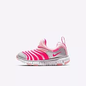 Nike Dynamo Free PS [CI1187-686] 中童 運動休閒鞋 毛毛蟲鞋 套穿式 舒適 粉銀