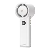 LARMI樂米 100段風速智能數顯手持渦輪風扇 LMF06 象牙白