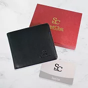 聖克萊巴黎Saint Clair NAPPA牛皮附中頁短夾 Z7803-1
