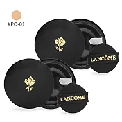 LANCOME 蘭蔻 零粉感超持久彈力水粉霜SPF40/PA++(2g)X2#PO-01-公司貨
