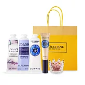 L’OCCITANE 歐舒丹 桃花朵朵護手水晶禮遇組-多款任選-國際航空版 [乳油木+白薰衣+薰衣草]