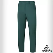 【ATUNAS 歐都納】男款蚊瘋不動彈性長褲/大尺碼A1PA2515M- M 深軍綠